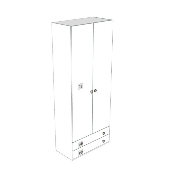 DueG Armadio Personalizzabile A3071 - immagine 3