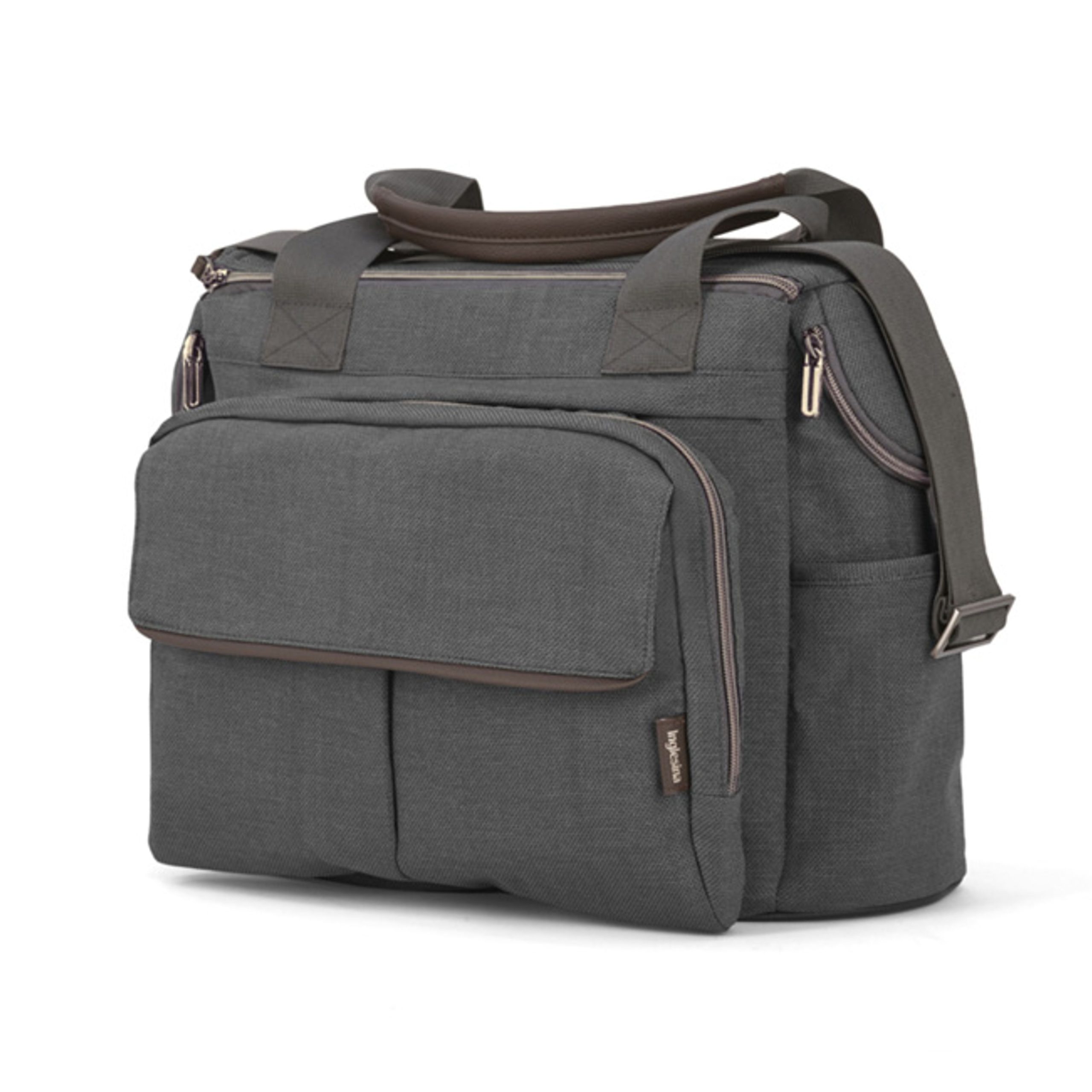 Aptica-Dual-Bag-colore-Velvet-Grey-scaled Inglesina Borsa Dual Bag Velvet Grey - immagine 1