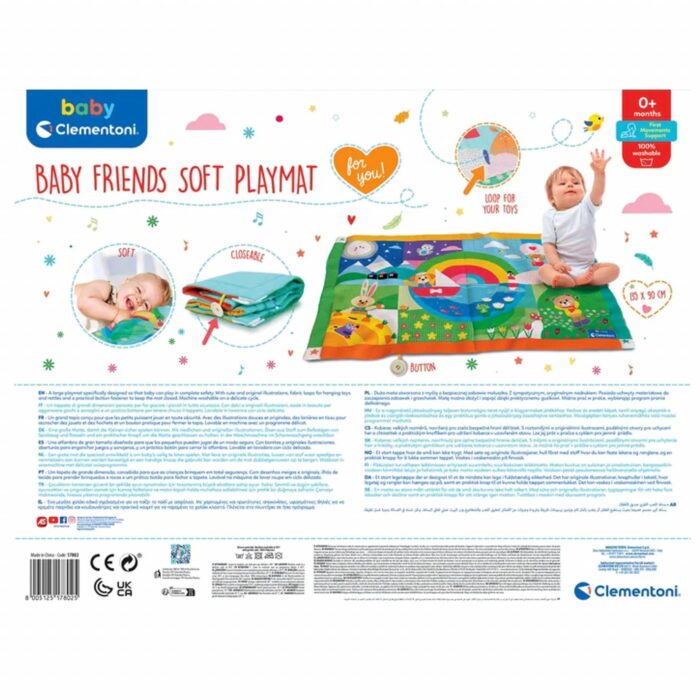 Clementoni Tappeto Baby Friends XL - immagine 3