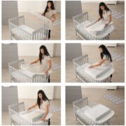 Azzurra Design Sistema BABY SPACE Piano fasciatoio per Lettino - immagine 2