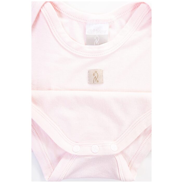 Dili best Natural Body Manica Corta Rosa in Bamboo - immagine 2