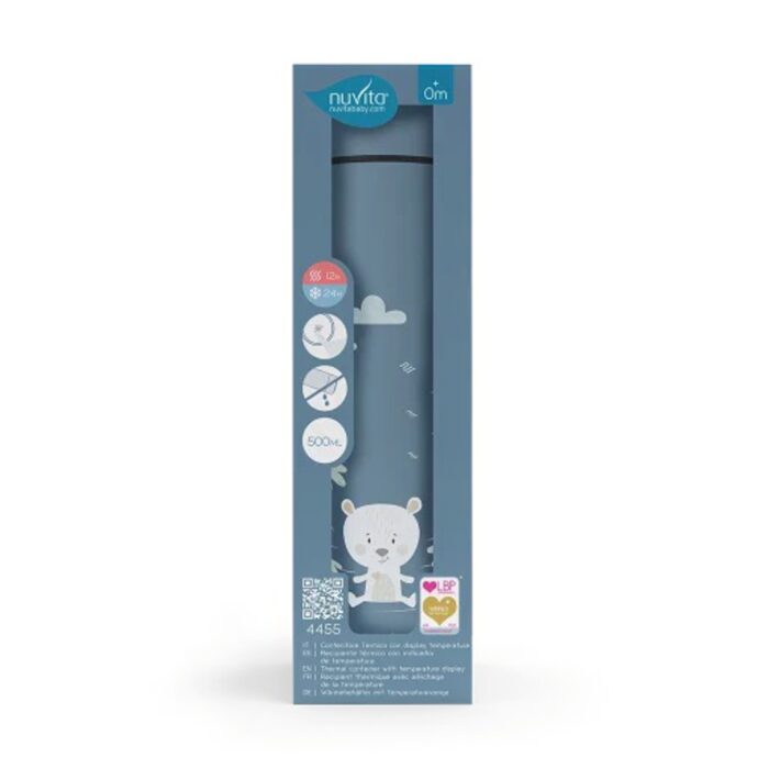 Nuvita Borraccia Termica con Termometro LED Blue - immagine 2