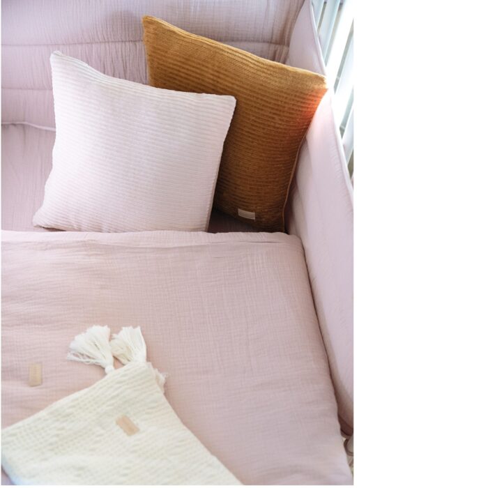 Dili Best Copripiumino Letto in Mussola Rosa Malva - immagine 2