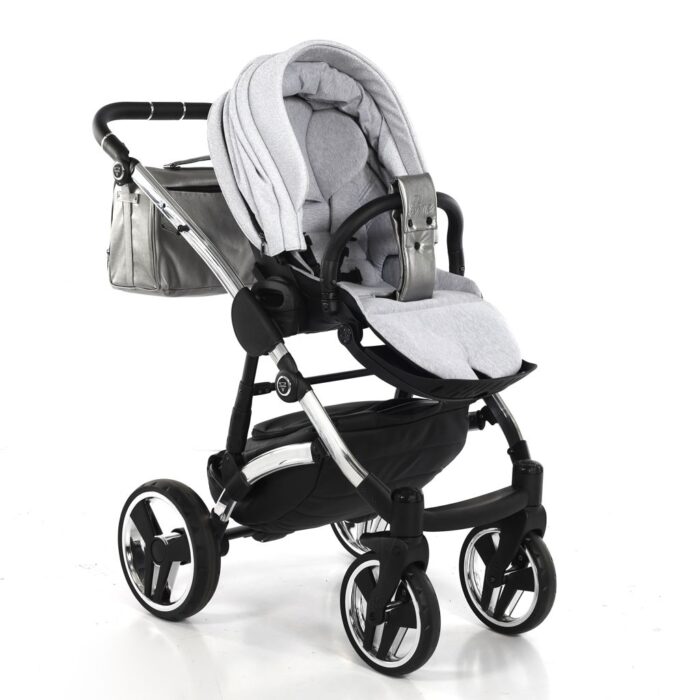 Junama Trio Diamond Shine Navicella Silver e Telaio Cromato - immagine 6