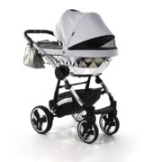 Junama Trio Diamond Shine Navicella Silver e Telaio Cromato - immagine 13