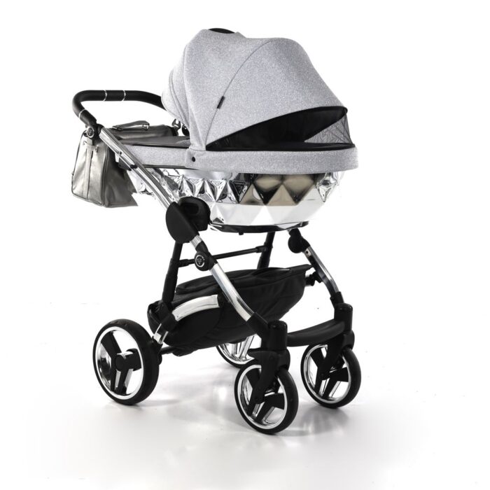 Junama Trio Diamond Shine Navicella Silver e Telaio Cromato - immagine 13
