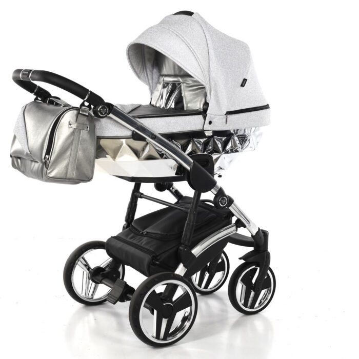Junama Trio Diamond Shine Navicella Silver e Telaio Cromato - immagine 12