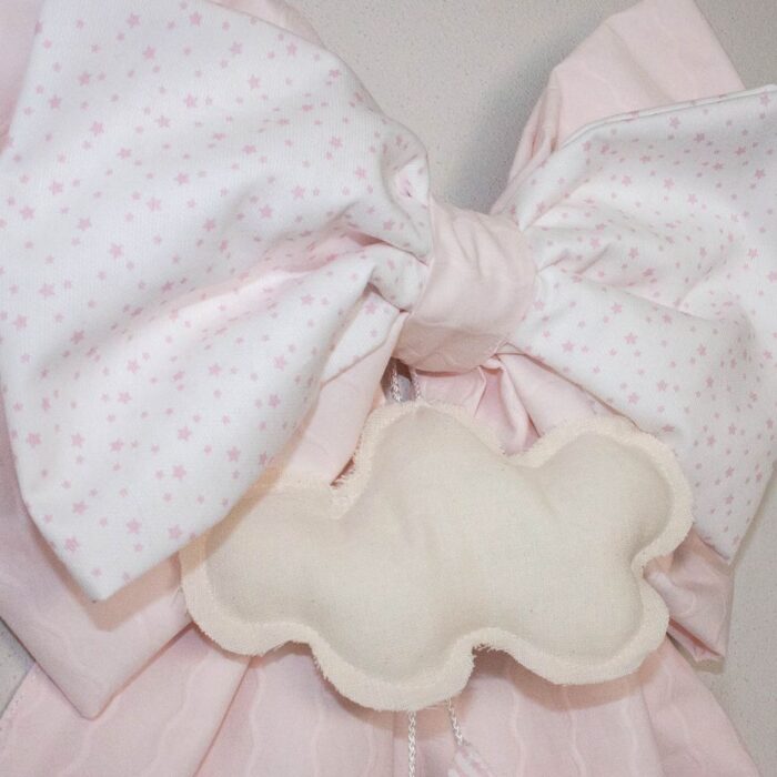 Picci Fiocco Nascita Baby doppio Rosa - immagine 2