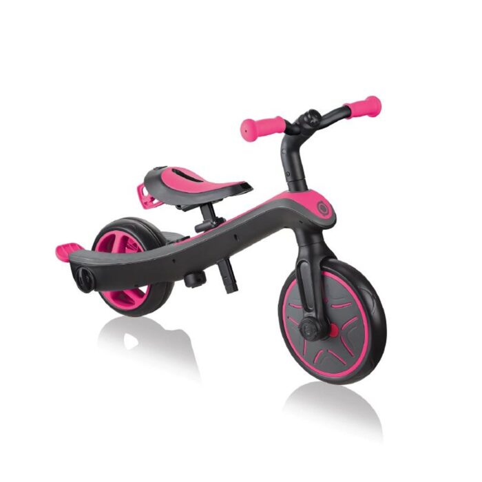Globber Triciclo Xplorer Trike 4 in 1 - Neon Pink - immagine 4