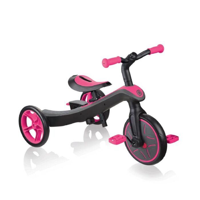 Globber Triciclo Xplorer Trike 4 in 1 - Neon Pink - immagine 5