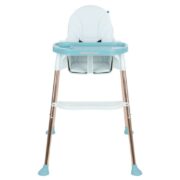 Kikkaboo Seggiolone Highchair 2in1 Sky-High Blue - immagine 3