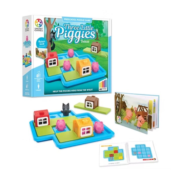 Smart Games I Tre Piccoli Porcellini con libro della fiaba incluso - immagine 2