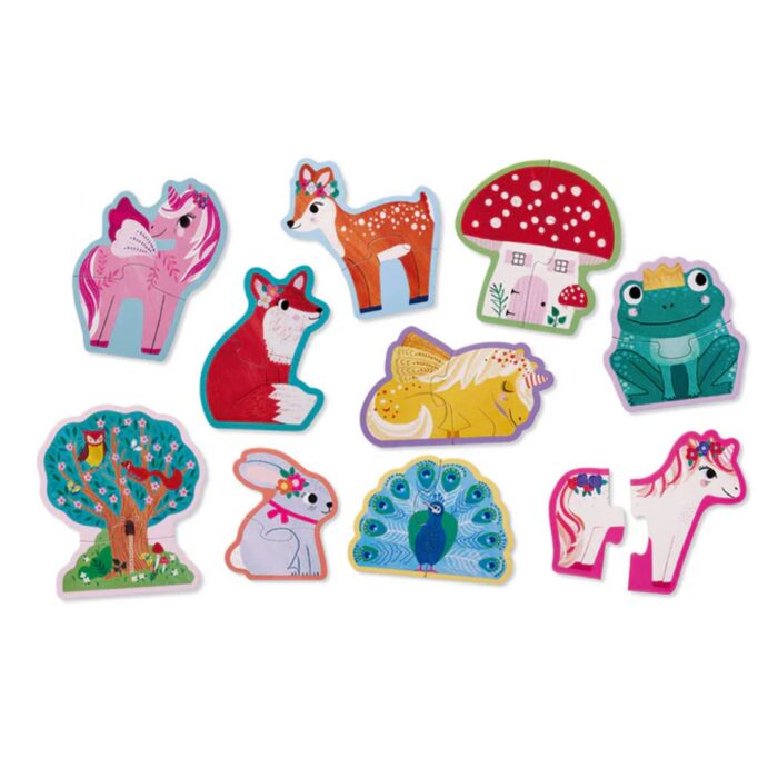 Crocodile Creek Iniziamo Puzzle da 2 pezzi Unicorno - immagine 2