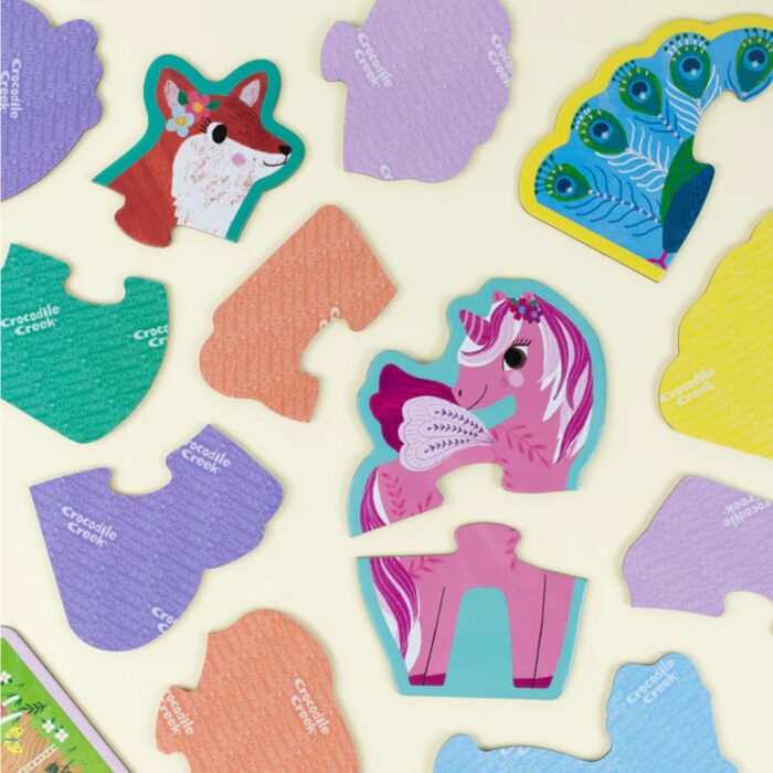 Crocodile Creek Iniziamo Puzzle da 2 pezzi Unicorno - immagine 3