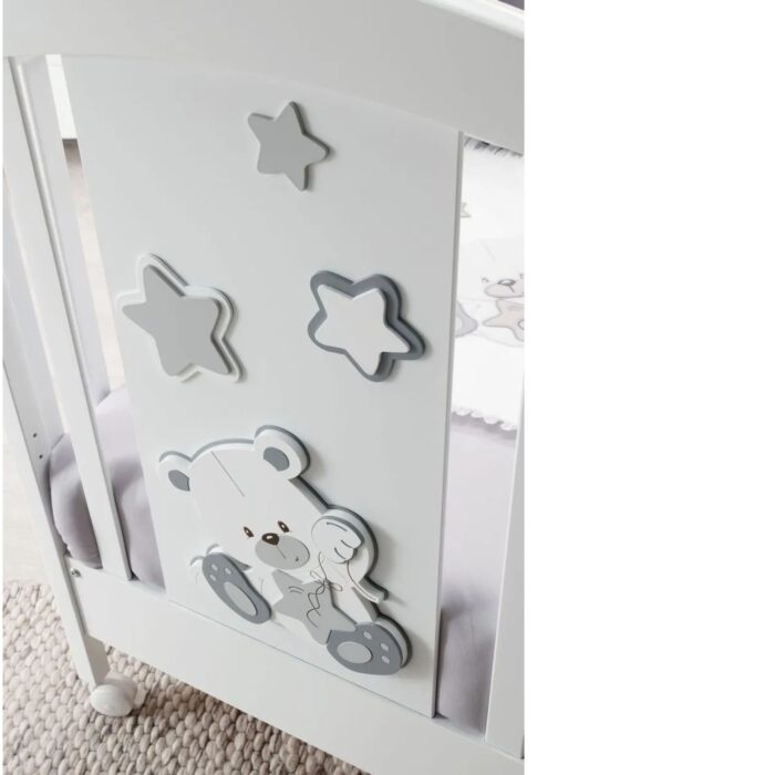 Azzurra Design Lettino Dido Bianco Grigio - immagine 2