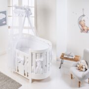 Picci Letto ovale Piuma Rondò Bianco - immagine 2
