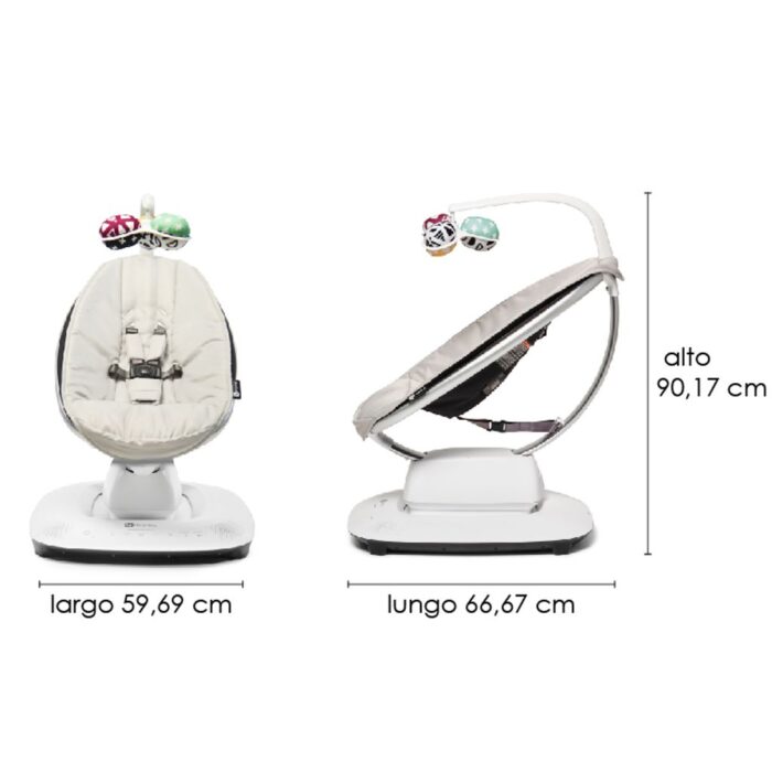 4Moms Altalena MamaRoo Baby Swing Nera - immagine 7
