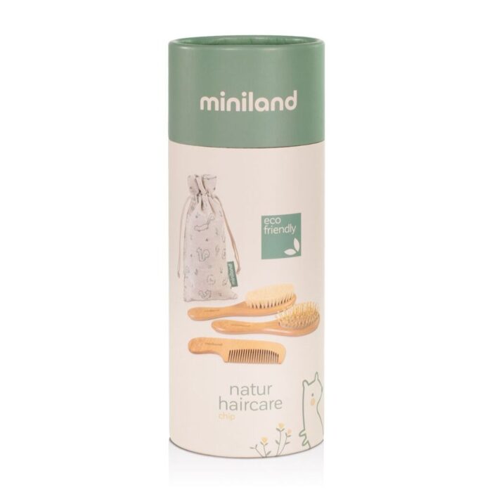 Miniland Set Spazzola Natur Haircare Chip - immagine 2
