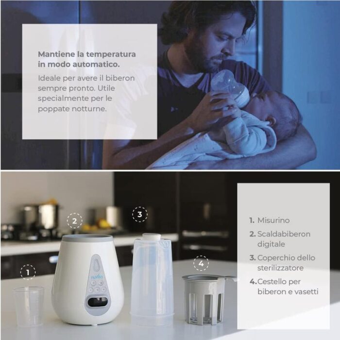 Nuvita Sterilizzatore Scaldabiberon Digitale Ultraveloce - immagine 3