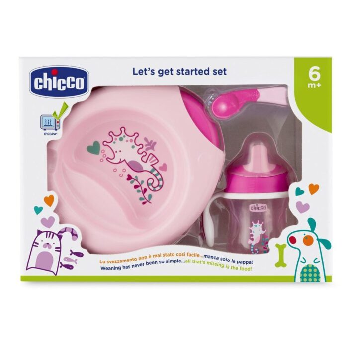 Chicco Set Pappa 6m+ Rosa - immagine 6