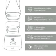 Nuvita Scaldabiberon Portatile Universale Warm'n'Go - immagine 3