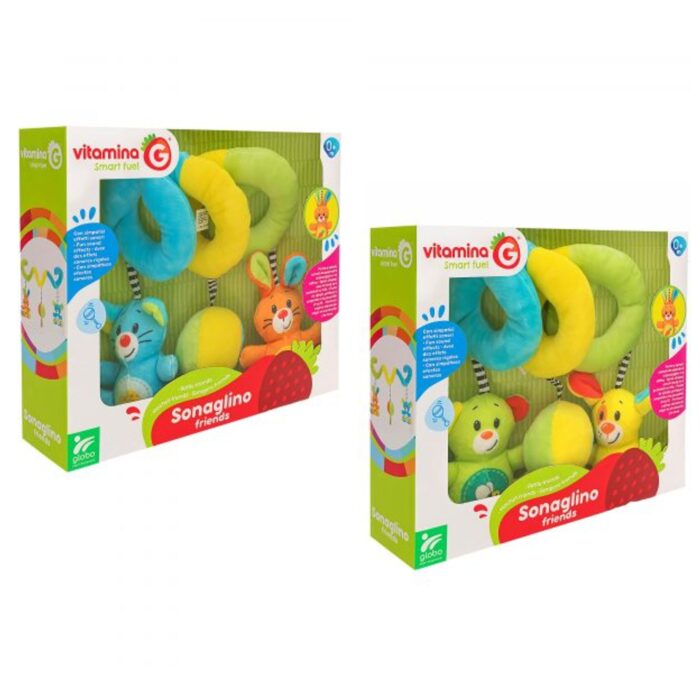 Globo Spirale Peluche Sonaglio per Passeggino - immagine 2