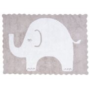 Picci Tappeto in cotone elefante greige