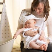 Picci Telo bagno Mamma bebè Lila Tortora - immagine 2