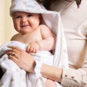 Picci Telo bagno Mamma bebè Lila Tortora - immagine 3