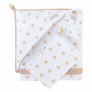 Picci Telo bagno Mamma bebè Lila Tortora