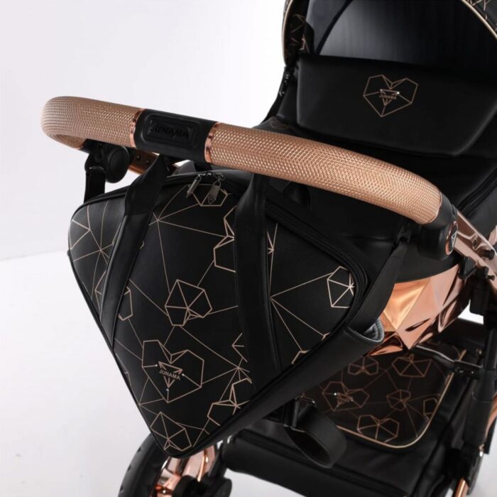 Junama Trio Diamond Heart Collection Ecopelle Rosegold - immagine 8