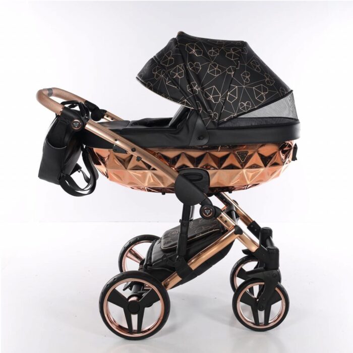 Junama Trio Diamond Heart Collection Ecopelle Rosegold - immagine 3