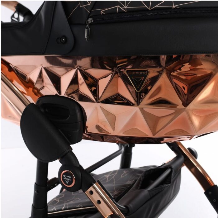 Junama Trio Diamond Heart Collection Ecopelle Rosegold - immagine 9