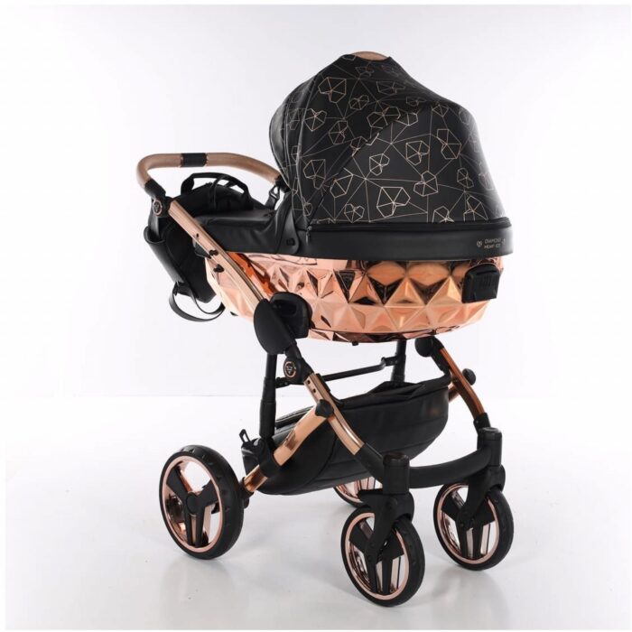 Junama Trio Diamond Heart Collection Ecopelle Rosegold - immagine 5