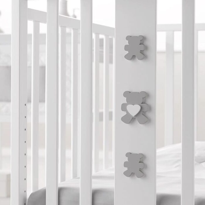 Erbesi Lettino Mini Molly Bianco Grigio - immagine 2