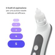 Nuvita Aspiratore Nasale Elettrico con Batteria Ricaricabile - immagine 4