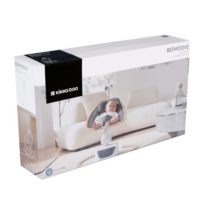 Kikkaboo Altalena BeeMoove Grey - immagine 10