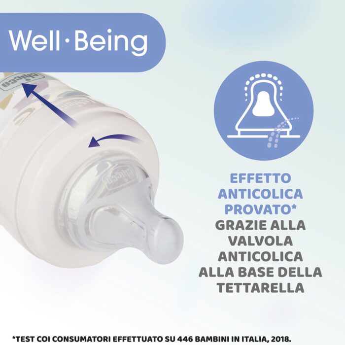 Chicco Biberon Benessere 150 ml Verde - immagine 2