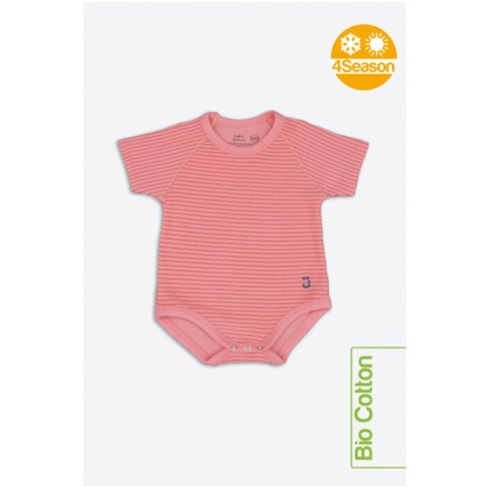 JBimbi Bipack Body Corallo + Righe Corallo - immagine 2