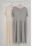 Dili Best Natural Camicia Notte Mamma Grigio Melange - immagine 2