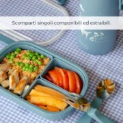 Nuvita Lunch Box Per Bambini 950 ML Verde - immagine 8