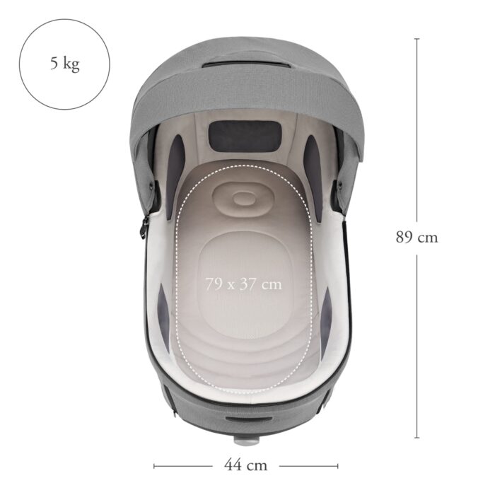 Inglesina Trio Aptica XT Darwin Recline Magnet Grey - immagine 5