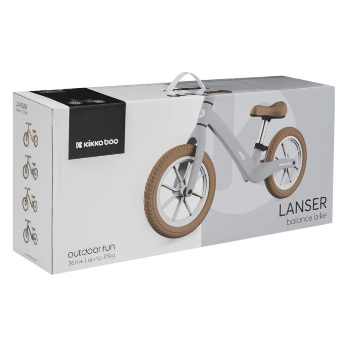 Kikkaboo Bicicletta Senza Pedali Lanser Grey - immagine 6