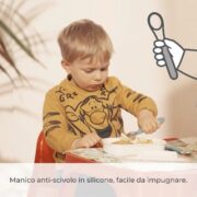 Nuvita Set Posate Bimbi In Acciaio Blue - immagine 3