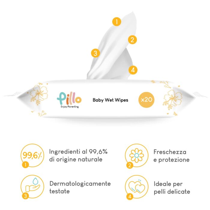 Pillo Salviettine Pulisci Ciuccio - immagine 2