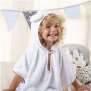 Dili best Telo bagno Poncho Azzurro - immagine 3