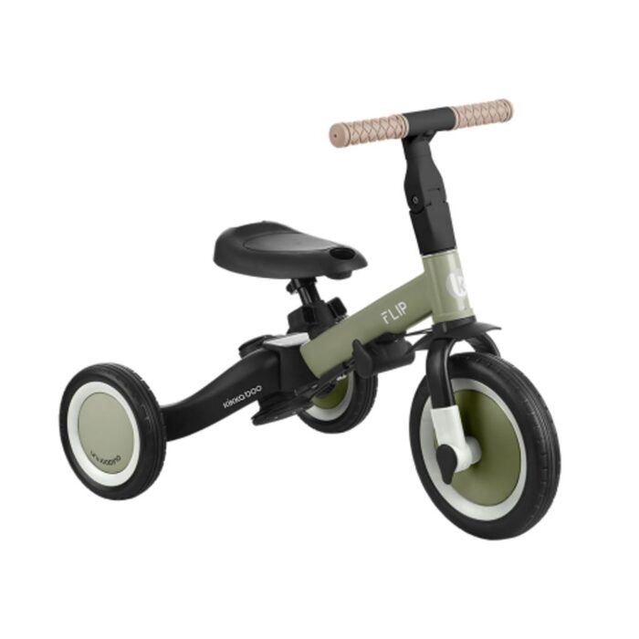 Kikkaboo Triciclo 5 in 1 Flip Army Green - immagine 4