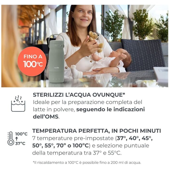 Nuvita Bollitore e Scalda Latte Portatile Hot'n'Go - immagine 2