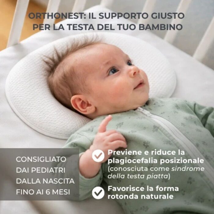 Nuvita Cuscino Antiplagiocefalia Orthonest - immagine 8